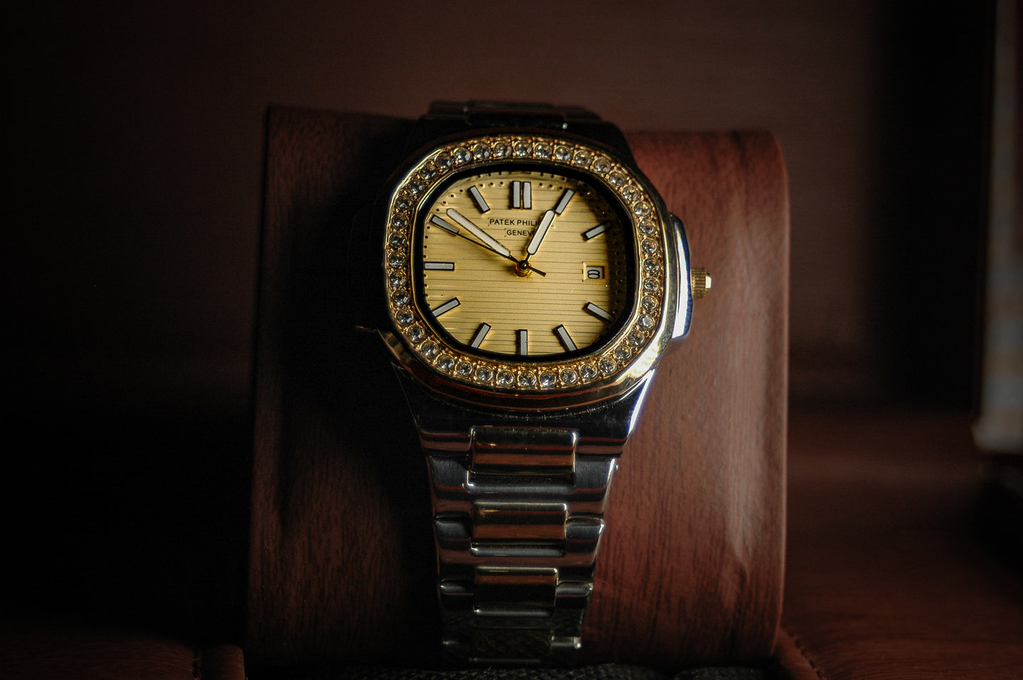 PATEK PHILLIPPE STONE GOLD & SILVER