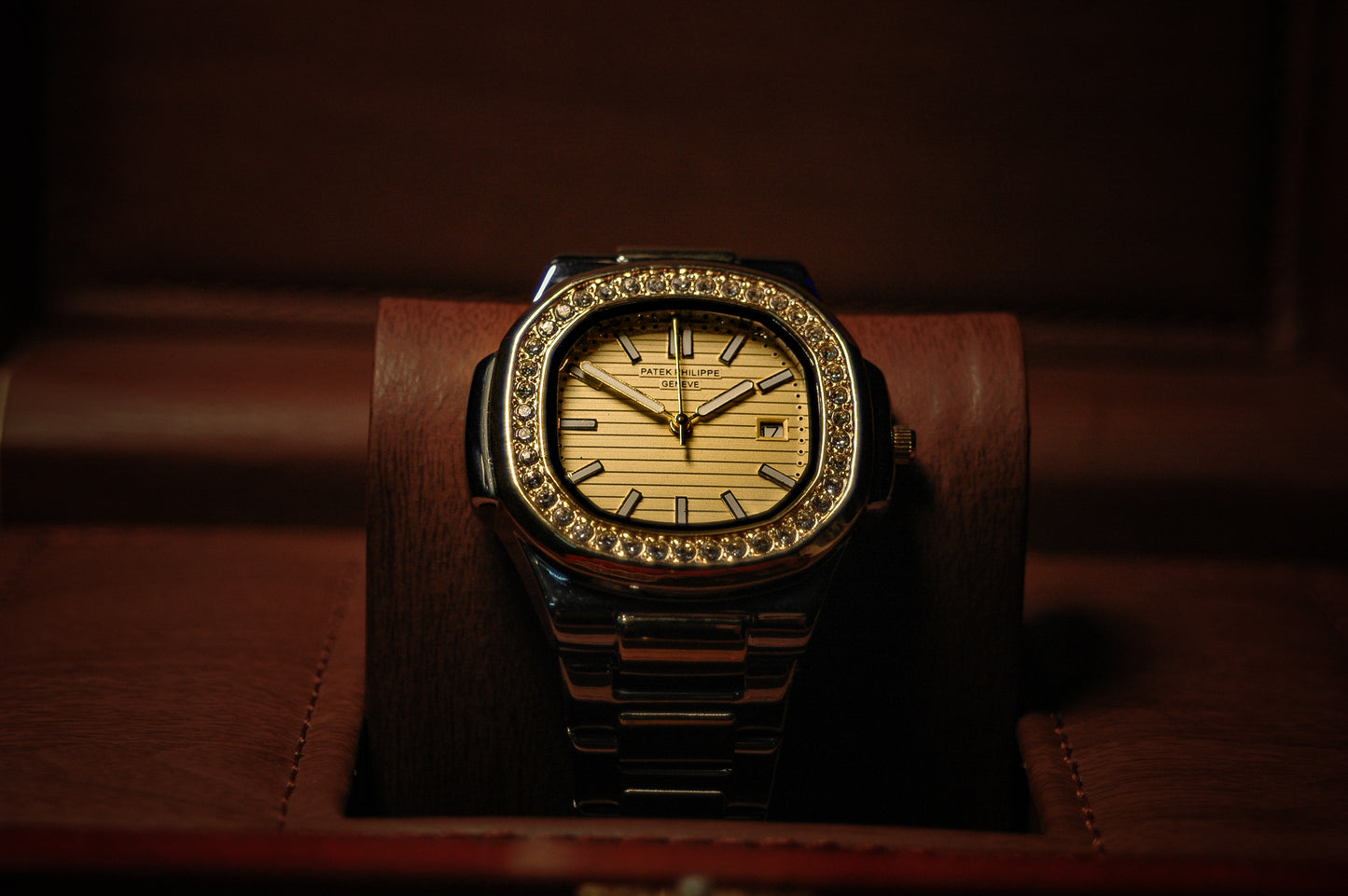 PATEK PHILLIPPE STONE GOLD & SILVER