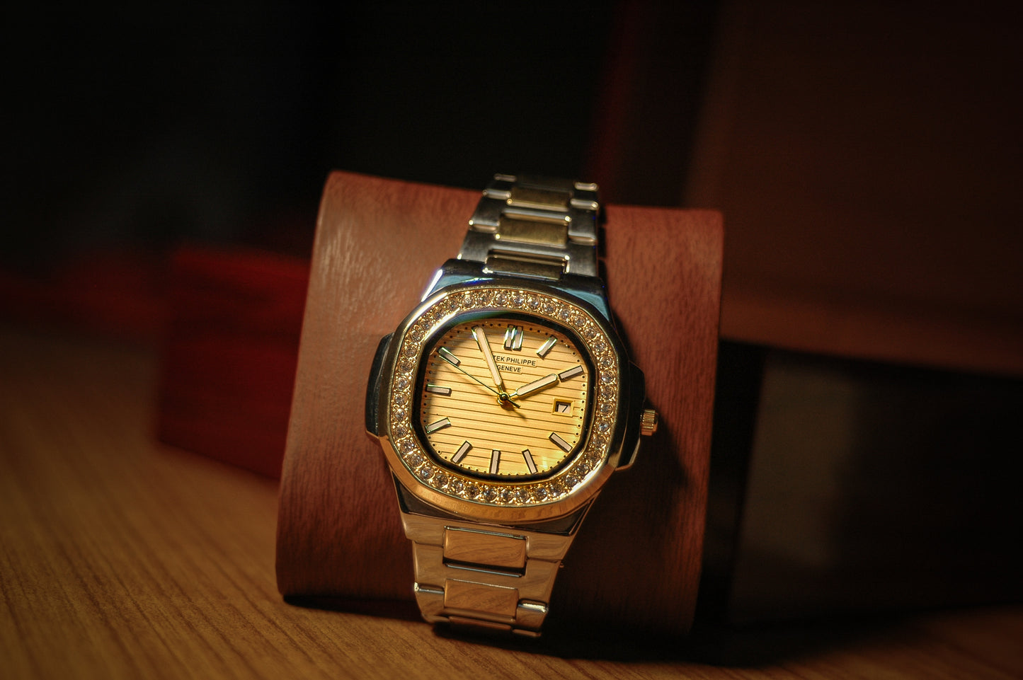 PATEK PHILLIPPE STONE GOLD & SILVER